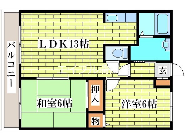 サントピアの物件間取画像